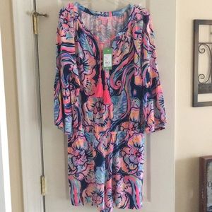 Lilly Pulitzer Del Lago Romper (M) NWT